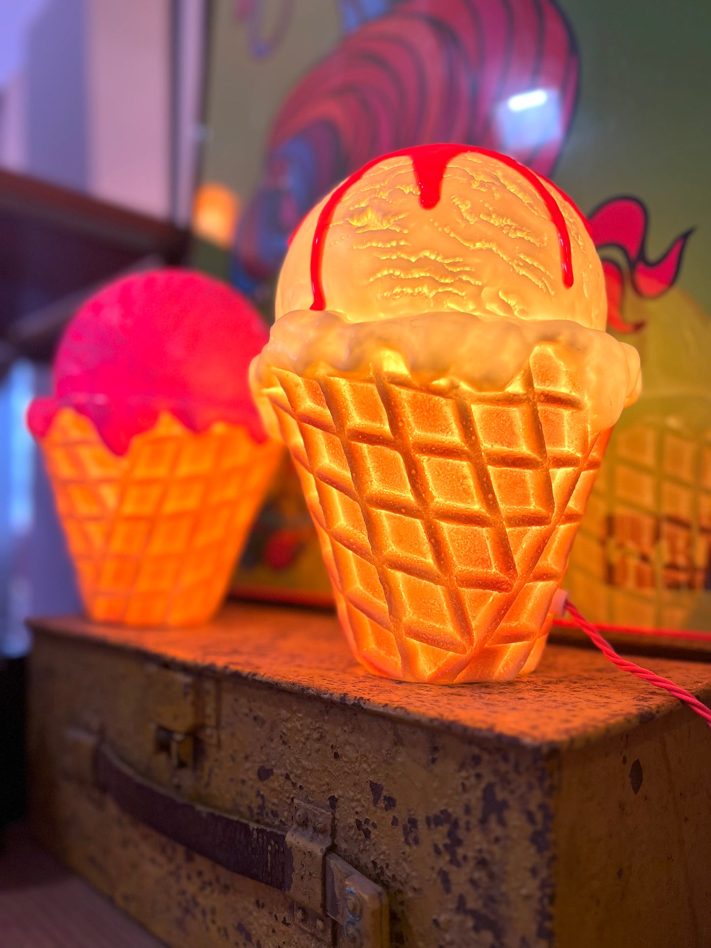 Ice Cream Lamp by Lost And Foundry
