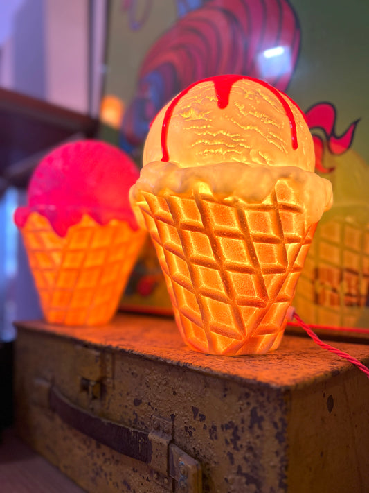 Ice Cream Lamp by Lost And Foundry