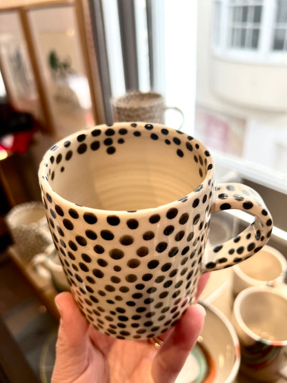 Spot Ceramic Cup  by Joely Clinkard
