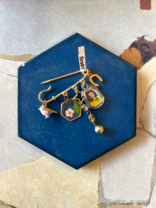 Handmade Girl Brooch By Lost And Foundry