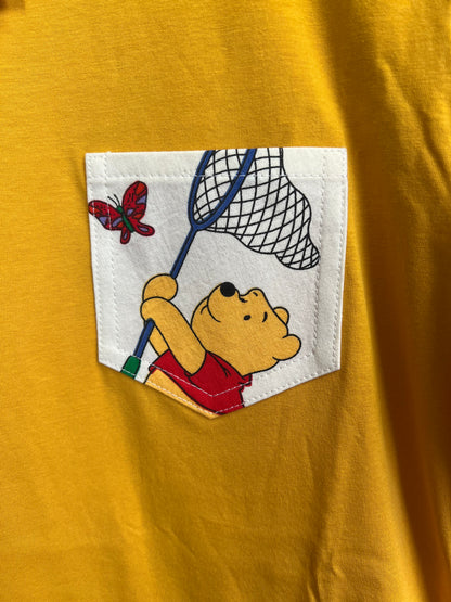 Reworked Pocket Tee With Winnie The Pooh by Silly Girl Club