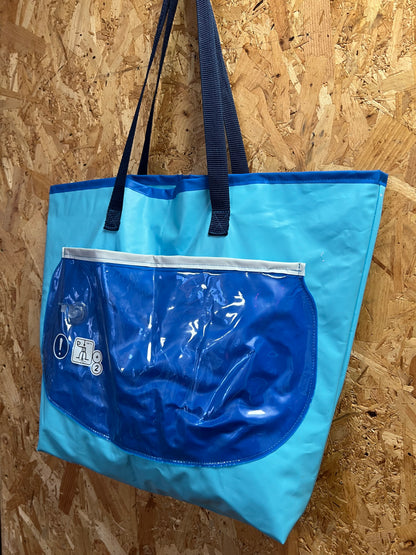 Large Bag Made From Upcycled Paddling Pool By The Re-Inflatables