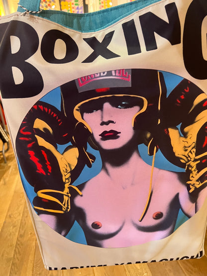 Unique Big Boxing Art Print Bag  by RELAB