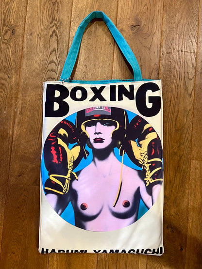Unique Big Boxing Art Print Bag  by RELAB