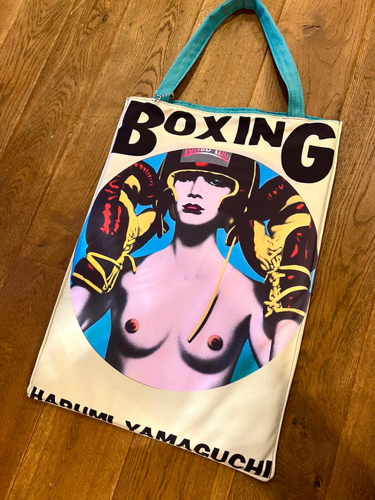 Unique Big Boxing Art Print Bag  by RELAB