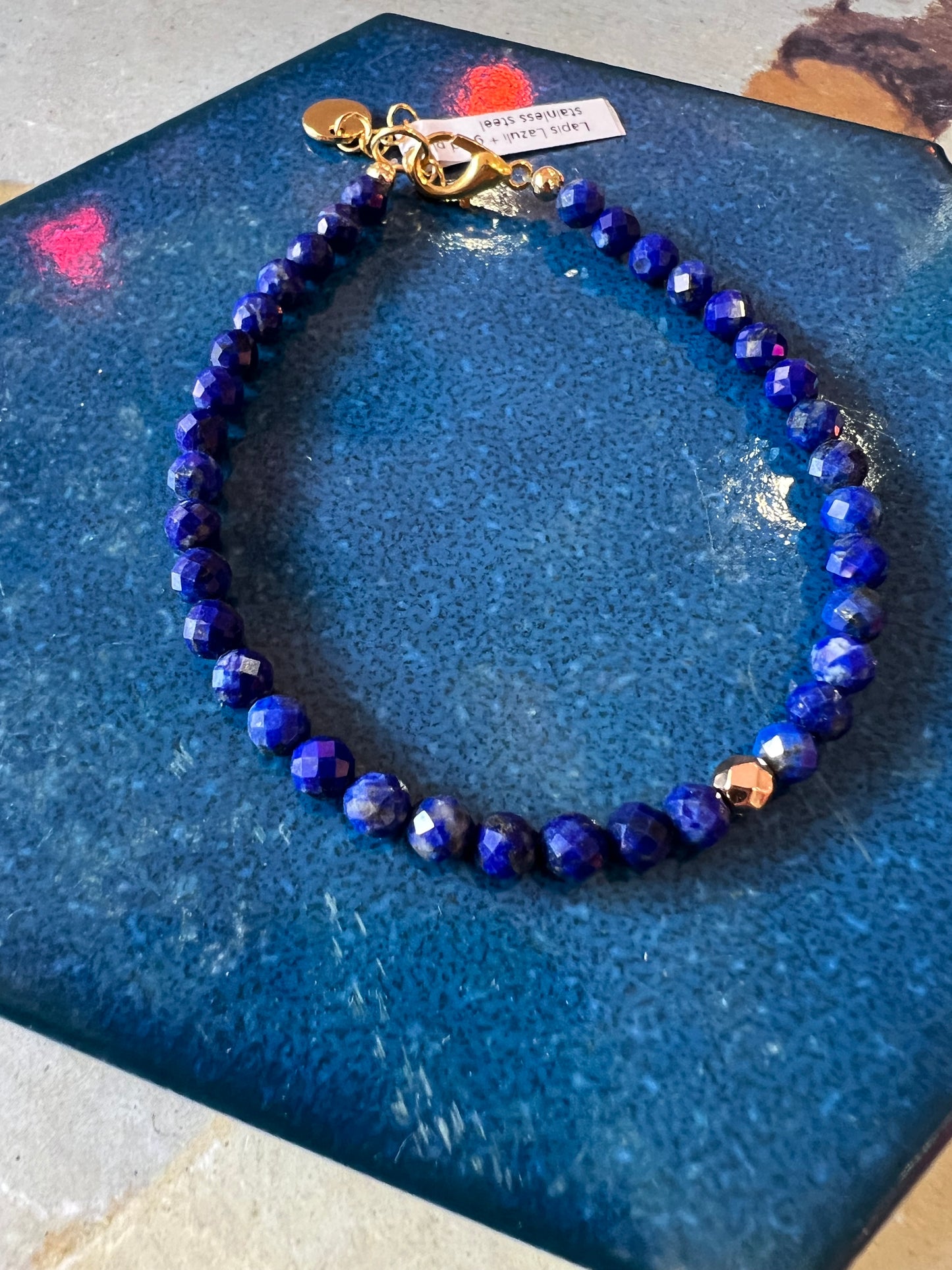 Lapis Lazuli Gemstone Bracelet By Bdoo