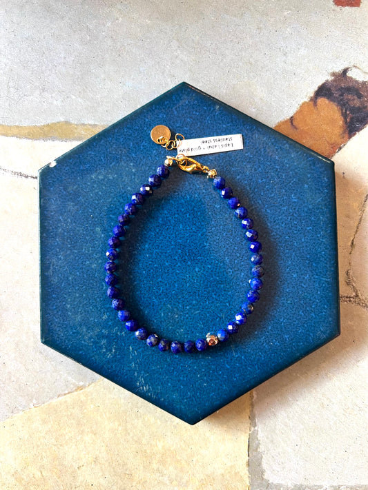 Lapis Lazuli Gemstone Bracelet By Bdoo