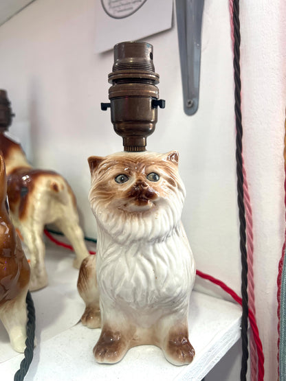 Vintage Persian Cat Lamp by Lost And Foundry