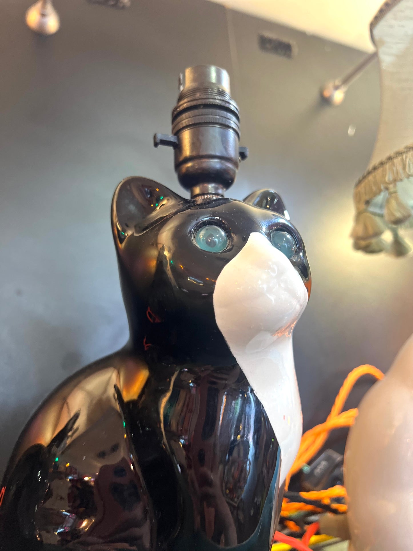 Vintage Cat Lamp by Lost & Foundry