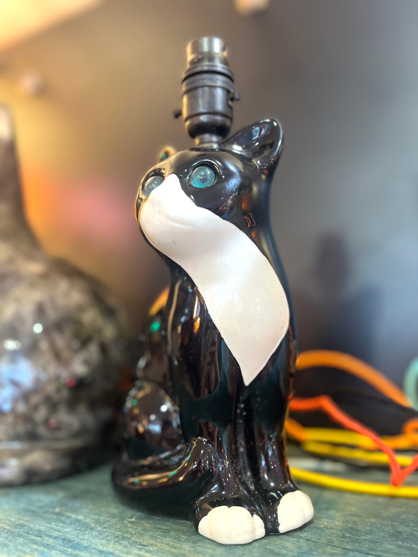 Vintage Cat Lamp by Lost & Foundry