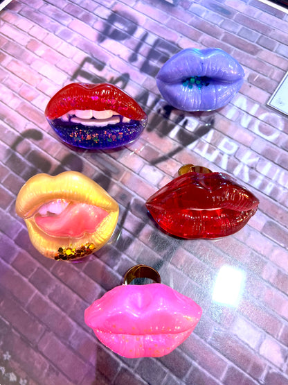 Big Lips Adjustable Ring By Bling For All