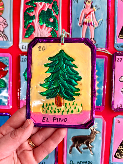 "El Pino" Mexican Tin Hanging Decoration By Stanley Road