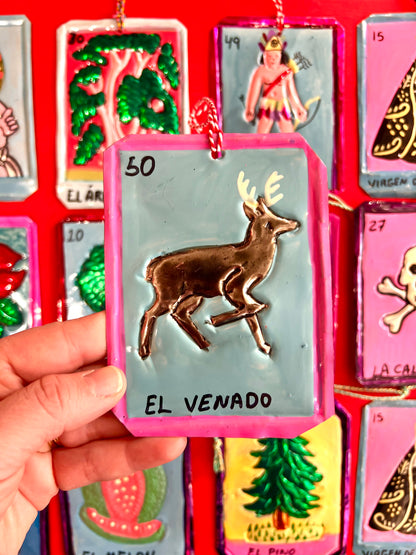 "El Venado" Mexican Tin Hanging Decoration By Stanley Road