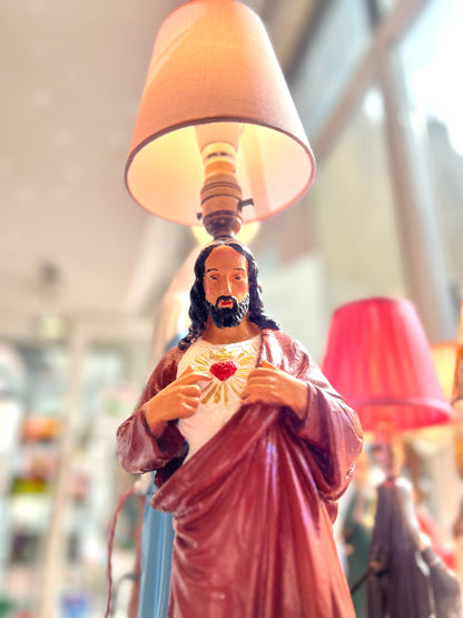 Vintage Large Jesus Lamp by Lost & Foundry