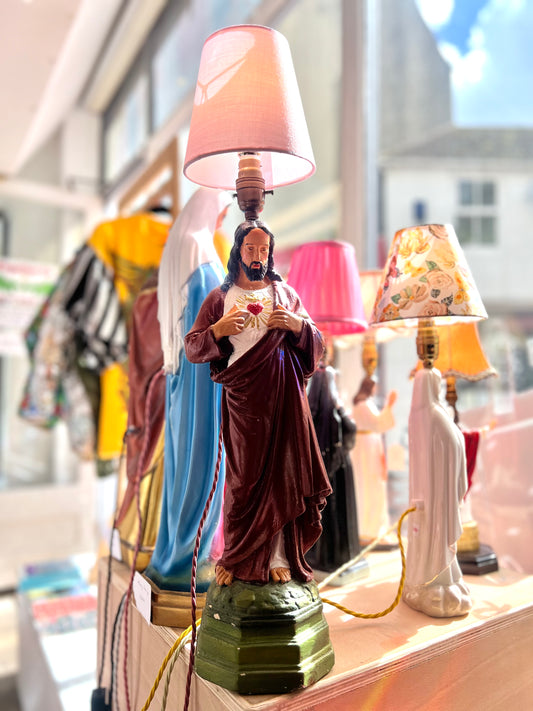Vintage Large Jesus Lamp by Lost & Foundry