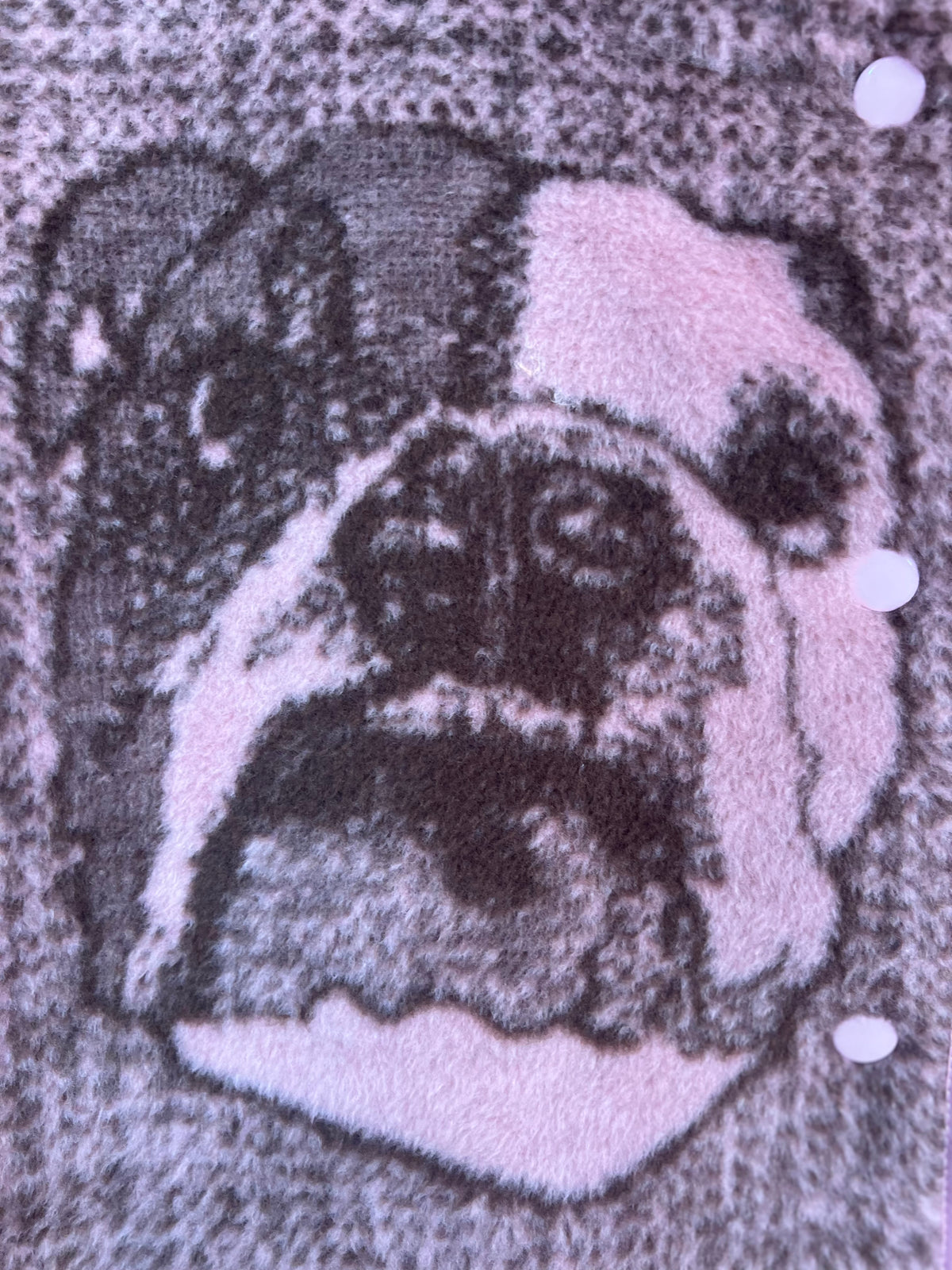 Jacquard Dog Design Jacket, Handmade by Szmat Sklad