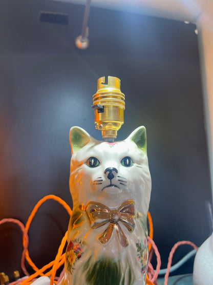 Vintage Cat Lamp by Lost & Foundry