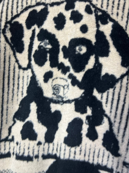 Jacquard Dog Design Jacket, Handmade by Szmat Sklad