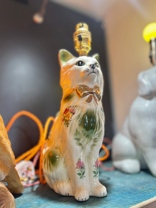 Vintage Cat Lamp by Lost & Foundry
