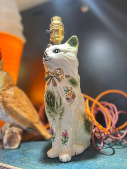 Vintage Cat Lamp by Lost & Foundry