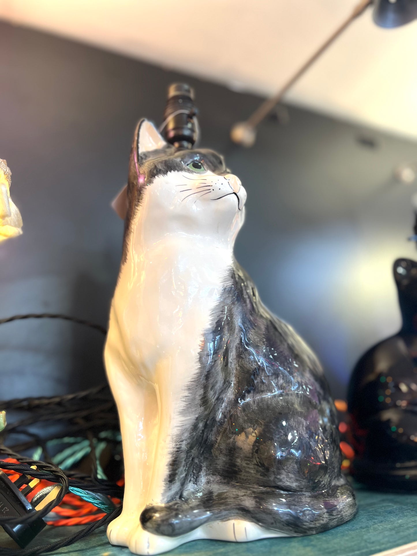 Vintage Cat Lamp by Lost & Foundry