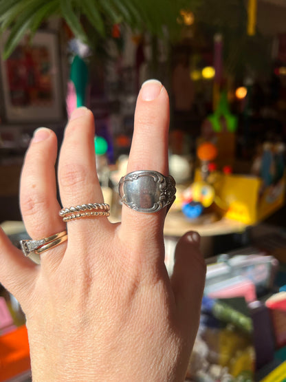 Spoon Ring By Silver Hollow Jewellery