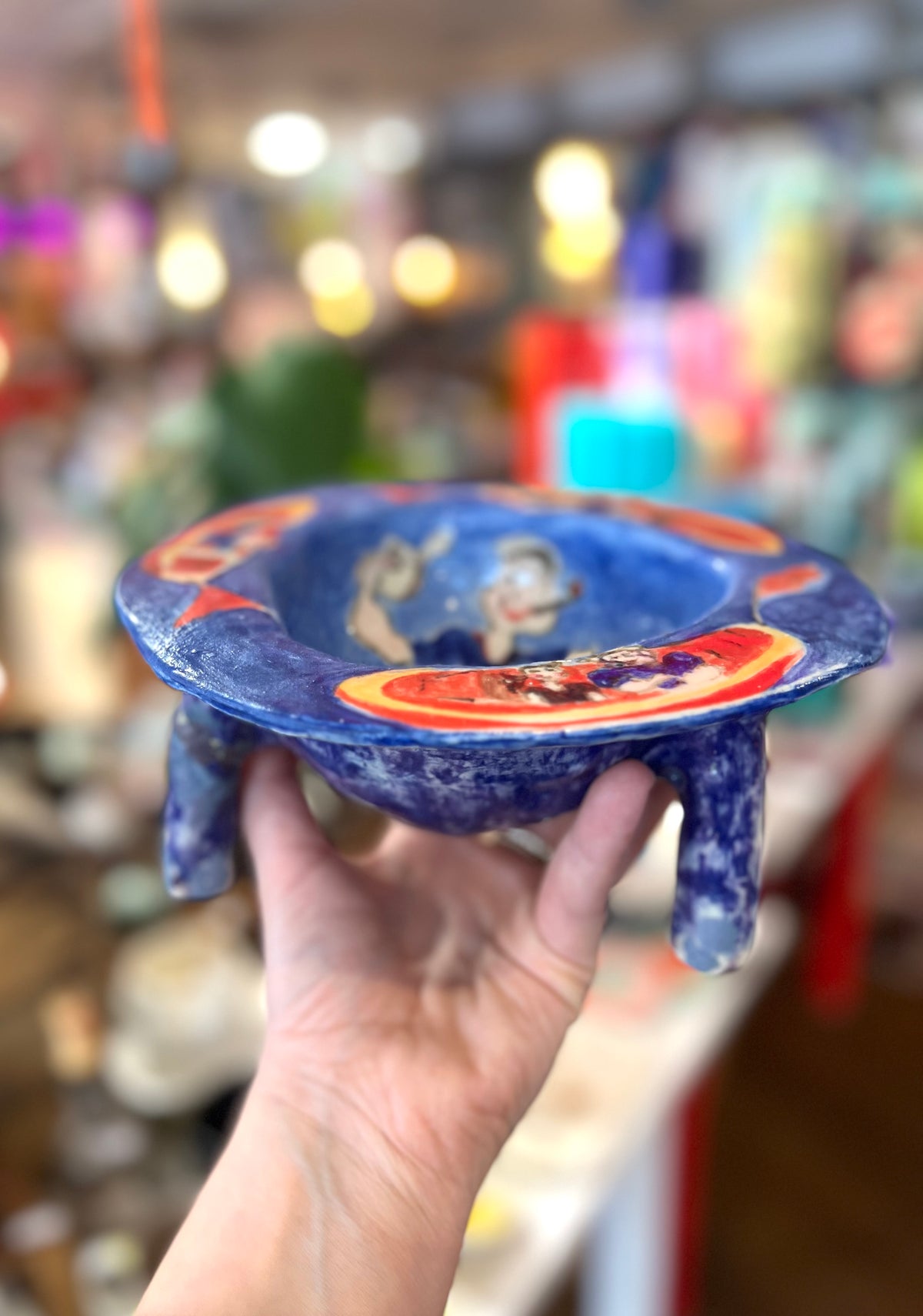 Popeye Ceramic Bowl By Christina Gregoriou