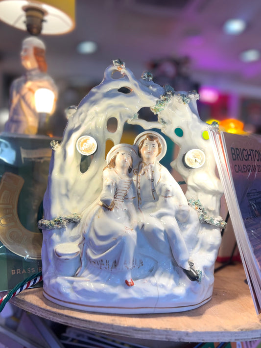 Vintage Courting Couple Lamp by Lost & Foundry