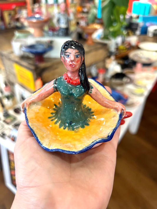 Colourful Girl Figure By Christina Gregoriou