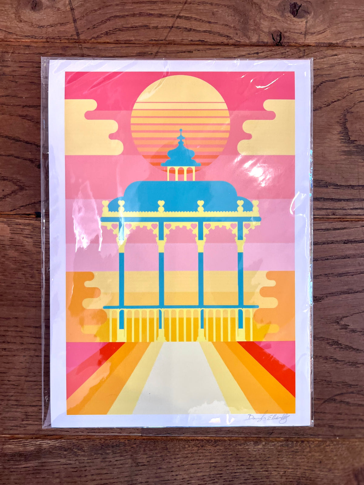 Brighton Bandstand Print By Donough O'Malley