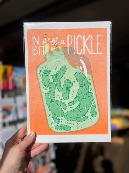 In A Bit Of A Pickle Print By Tomi Russell