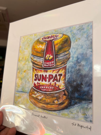 Peanut Butter Print By Ted Hepenstal