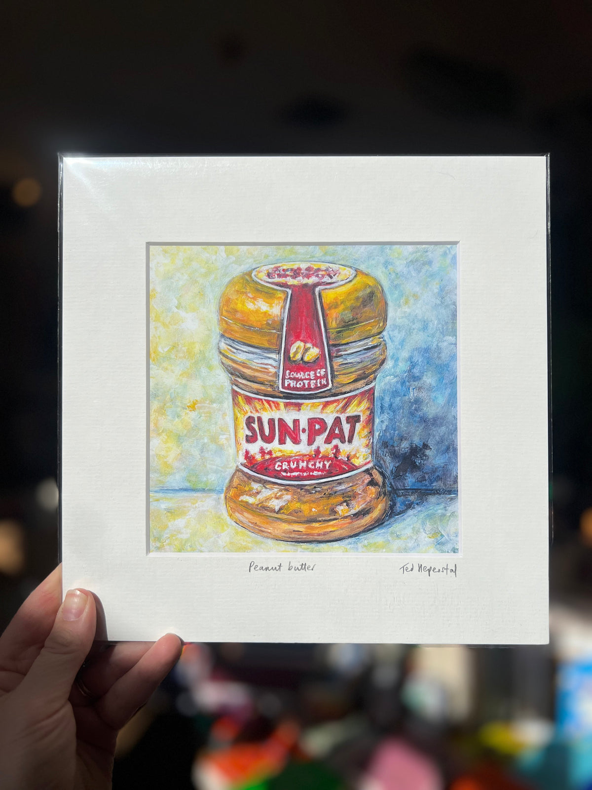 Peanut Butter Print By Ted Hepenstal