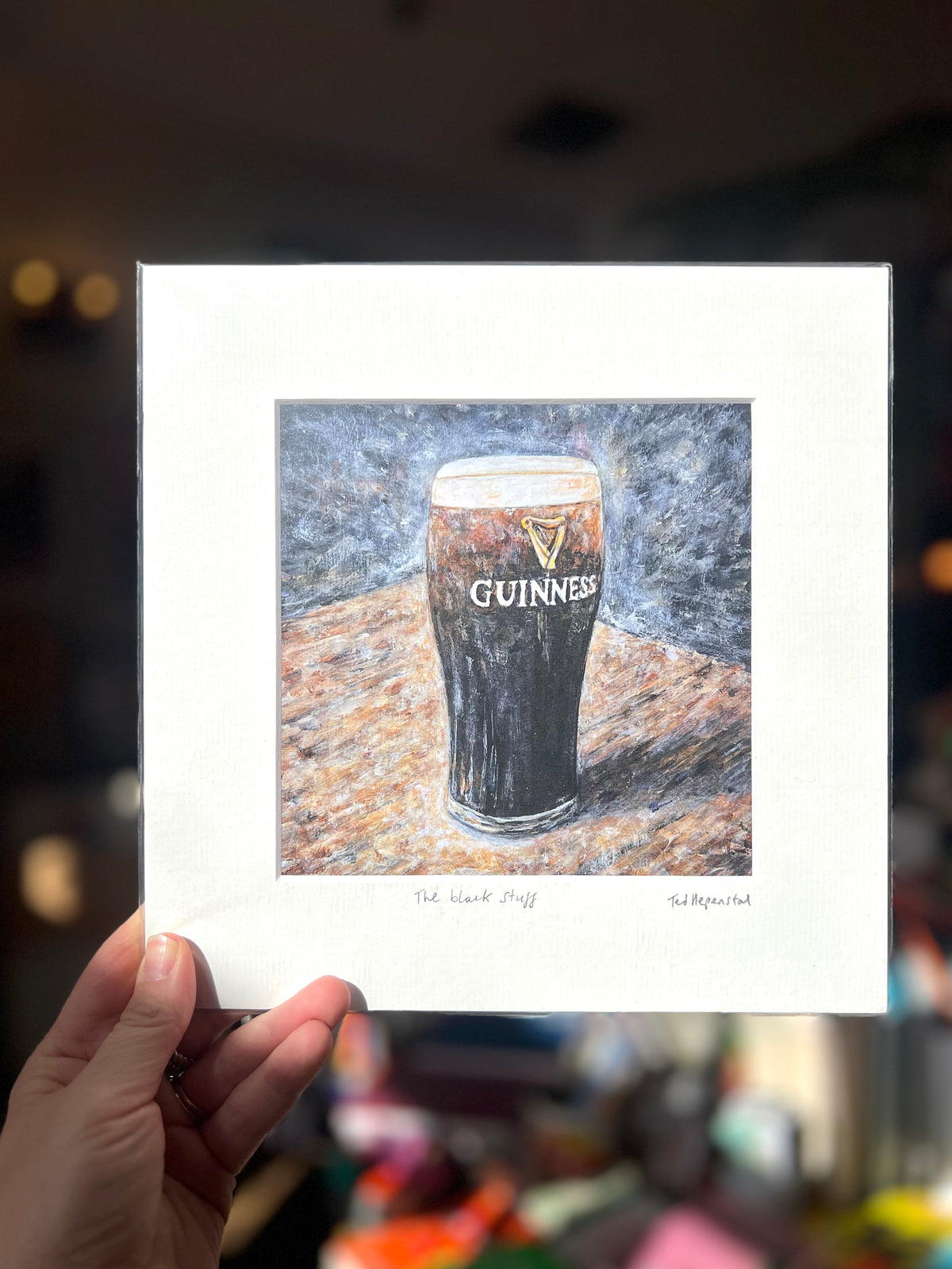 Guinness Print By Ted Hepenstal