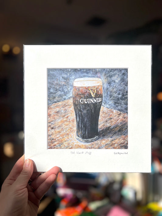 Guinness Print By Ted Hepenstal