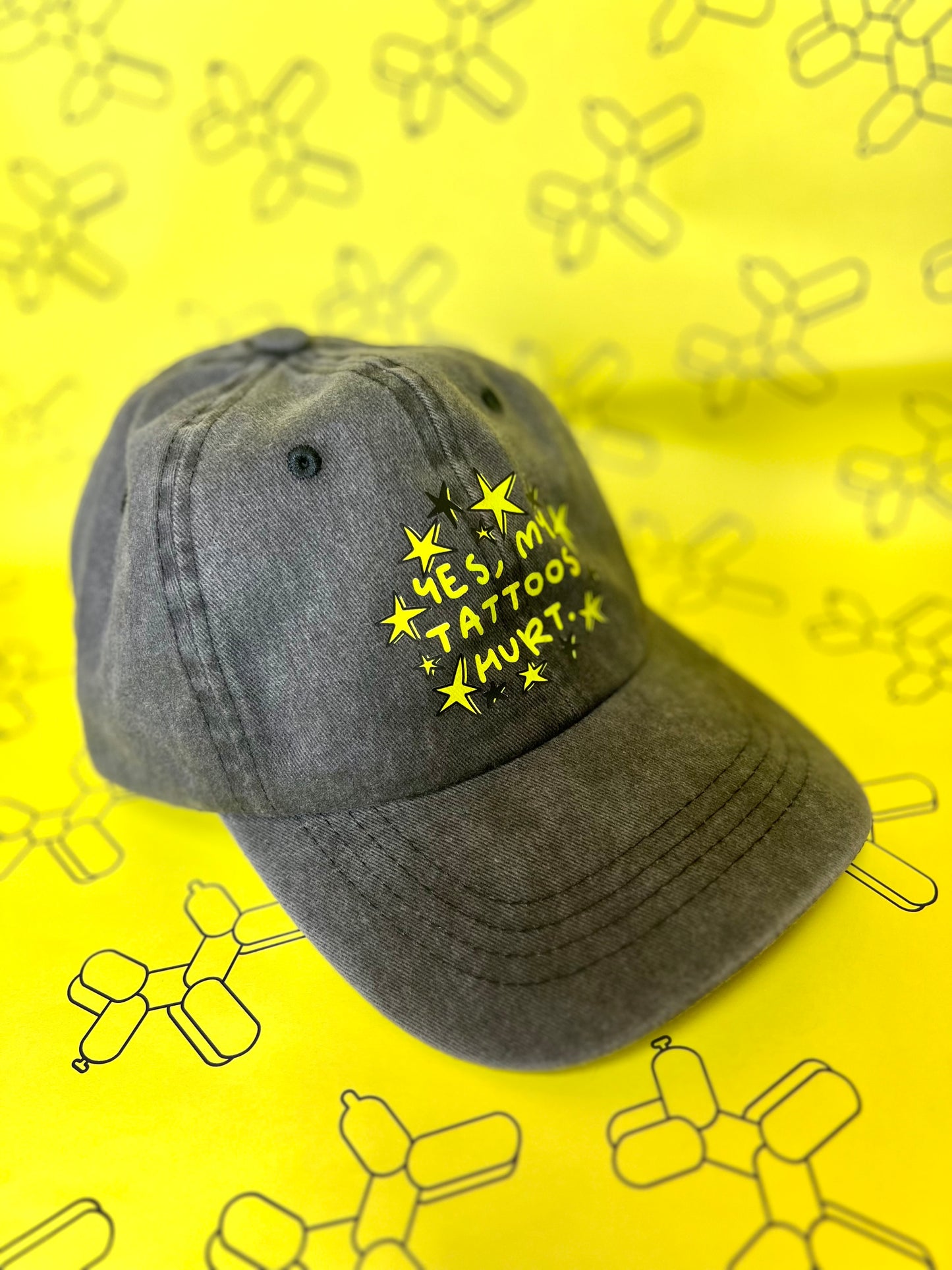 Yes, My Tattoos Hurt, Baseball Cap By Daze Made