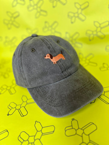 Sausage Dog Baseball Cap By Stanley Road