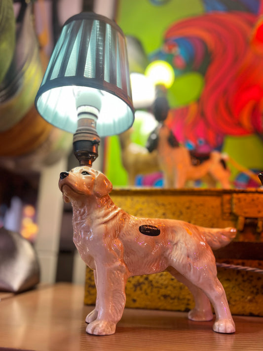 Labrador Ceramic Vintage Lamp by Lost & Foundry