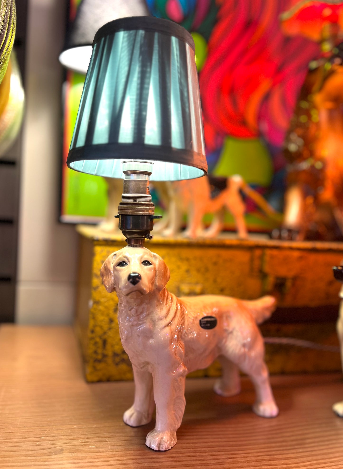 Labrador Ceramic Vintage Lamp by Lost & Foundry