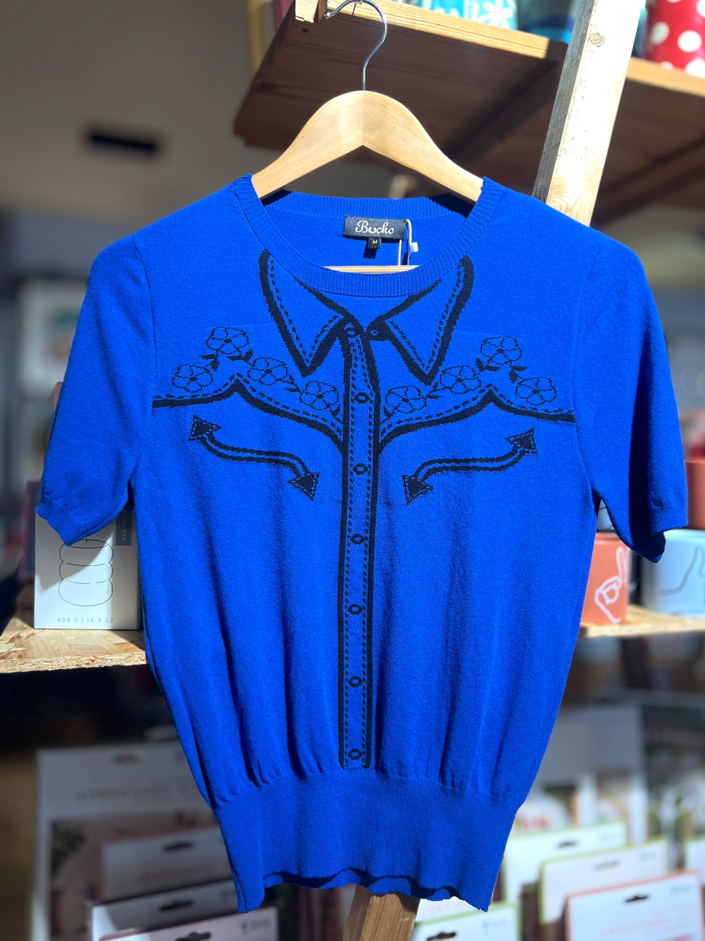 Blue top by Bucko