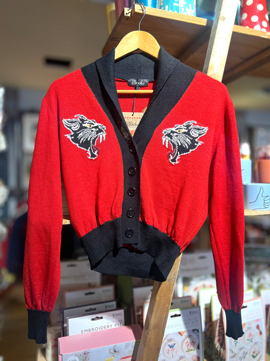 Panther cardigan by Bucko