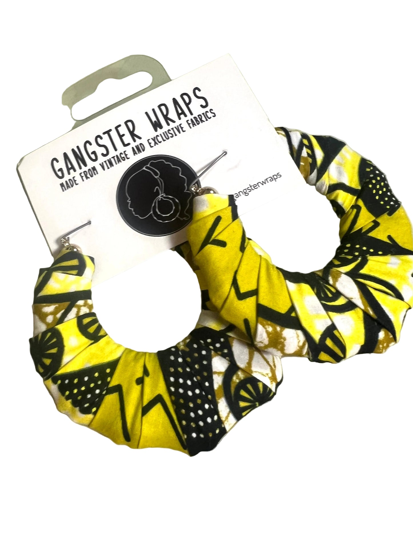Handmade wrapped Earrings by Gangster Wraps