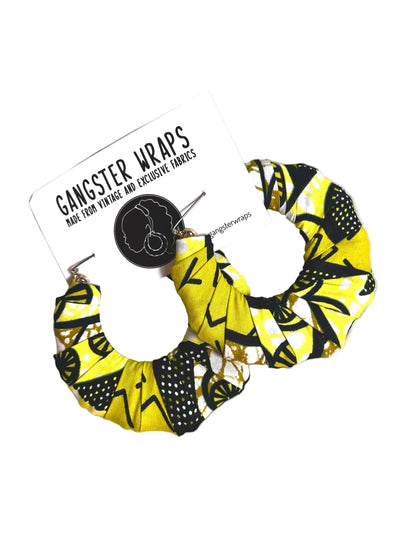 Handmade wrapped Earrings by Gangster Wraps