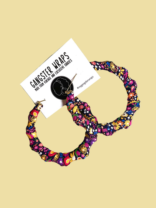 Handmade wrapped Earrings by Gangster Wraps