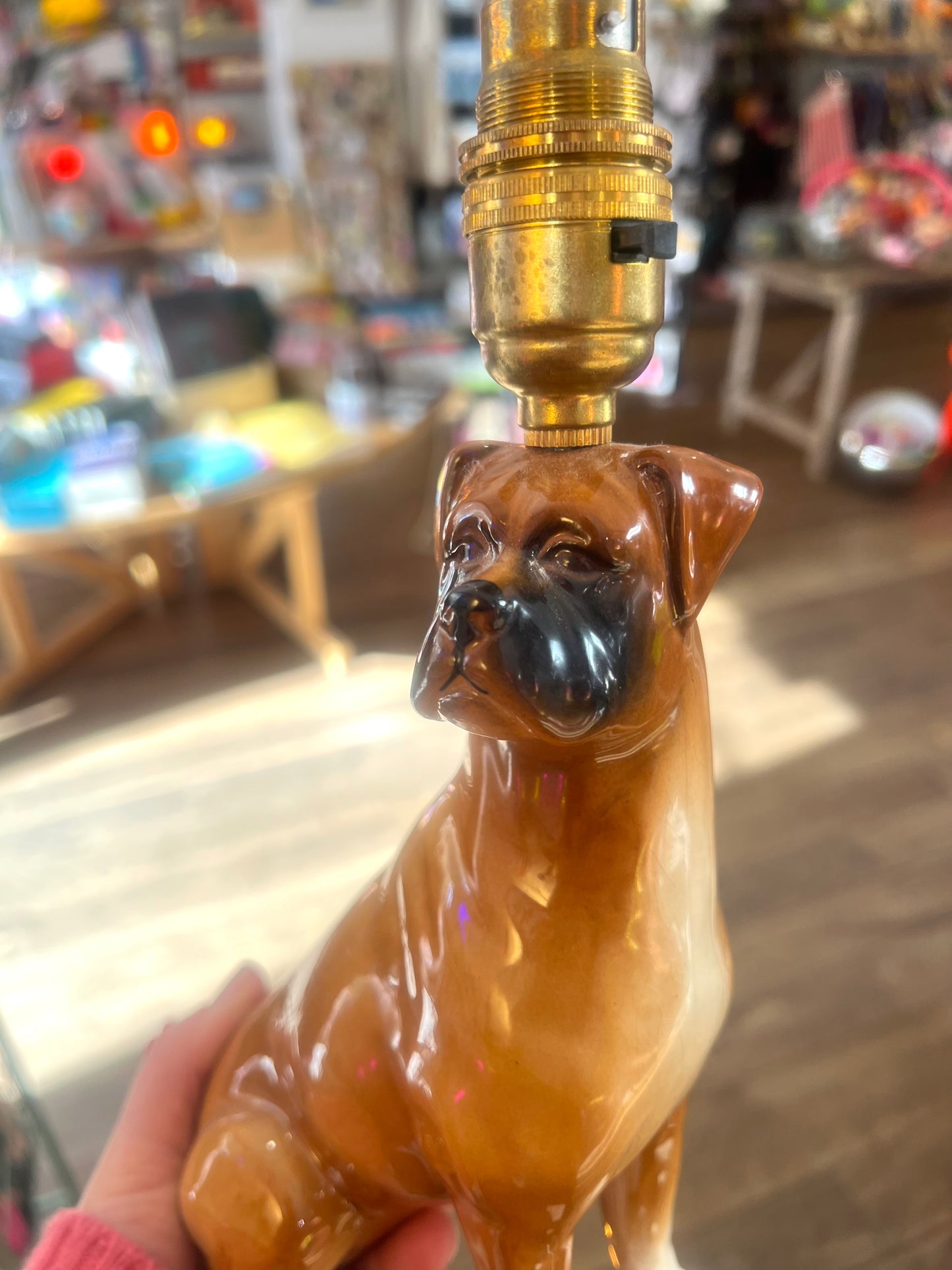 Vintage Boxer Lamp by Lost & Foundry