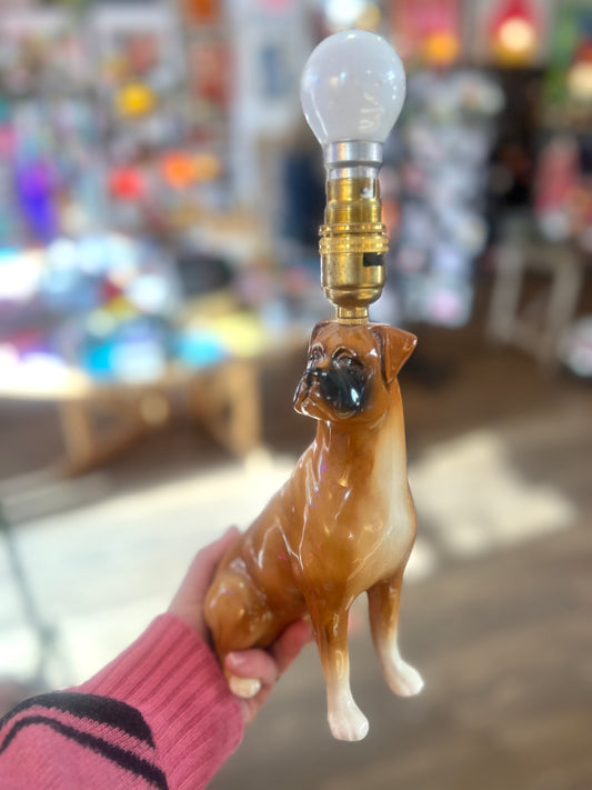 Vintage Boxer Lamp by Lost & Foundry