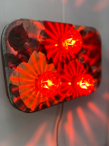 Vintage Rose Tin Box Lamp by Lost & Foundry
