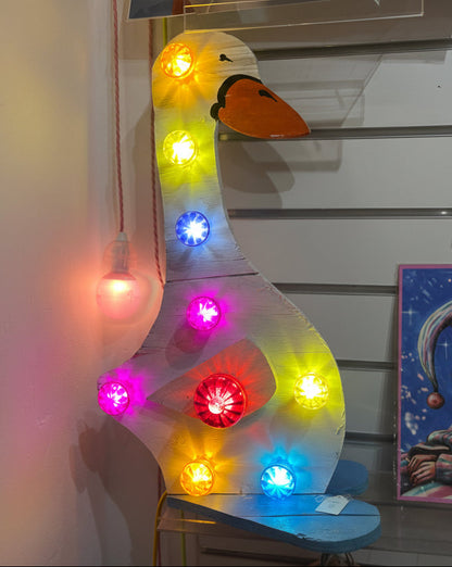 Vintage Wooden Goose by Lost & Foundry