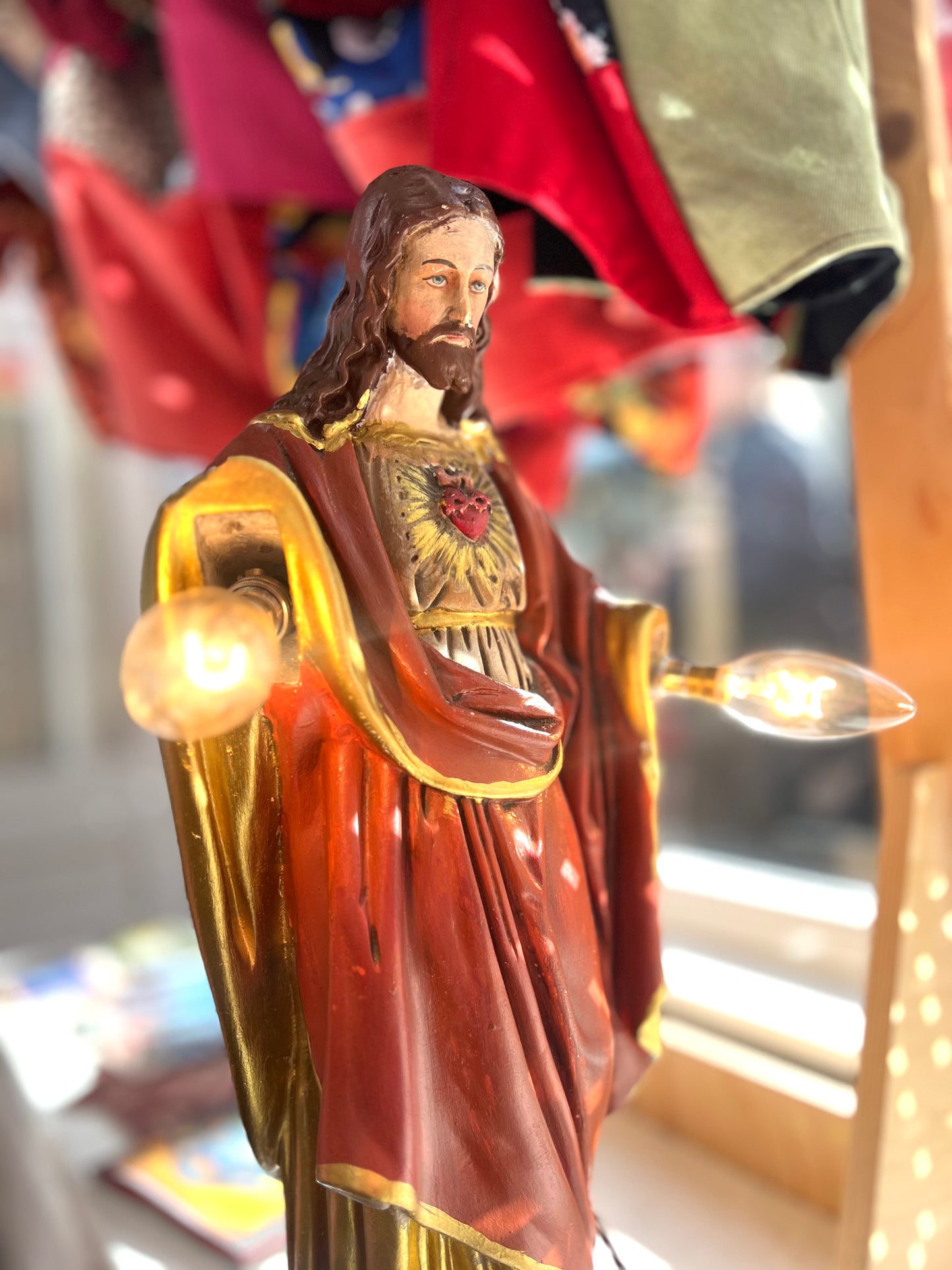 Vintage Large Jesus Lamp by Lost & Foundry