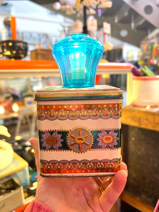 Vintage Metal Tin Box Lamp by Lost & Foundry